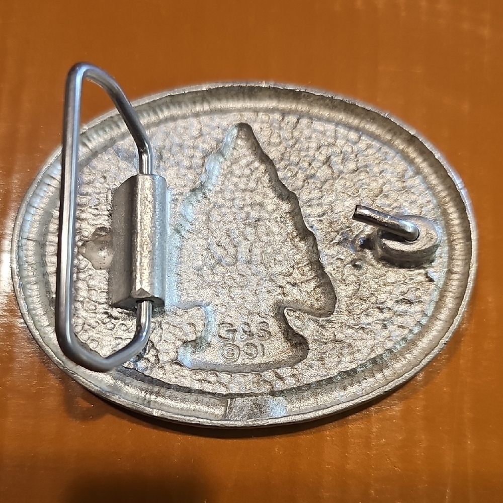 Vintage G&S Southwestern Native American-inspired belt buckle arrowhead metal - Picture 4 of 9